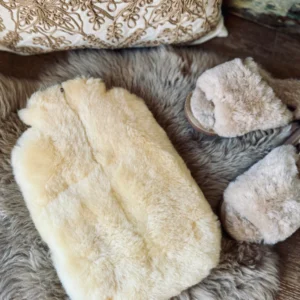 Sheepskin Hot Water Bottle Cover, All Natural,Iceland Merino